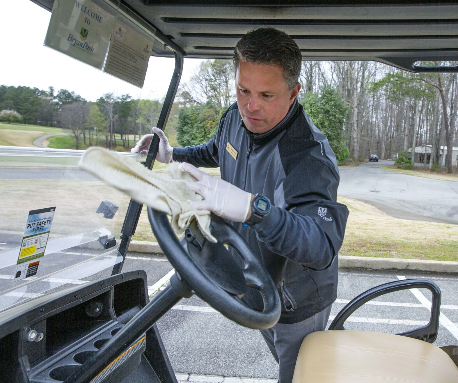 Bryan Park keeping course clean and sanitized for golfers